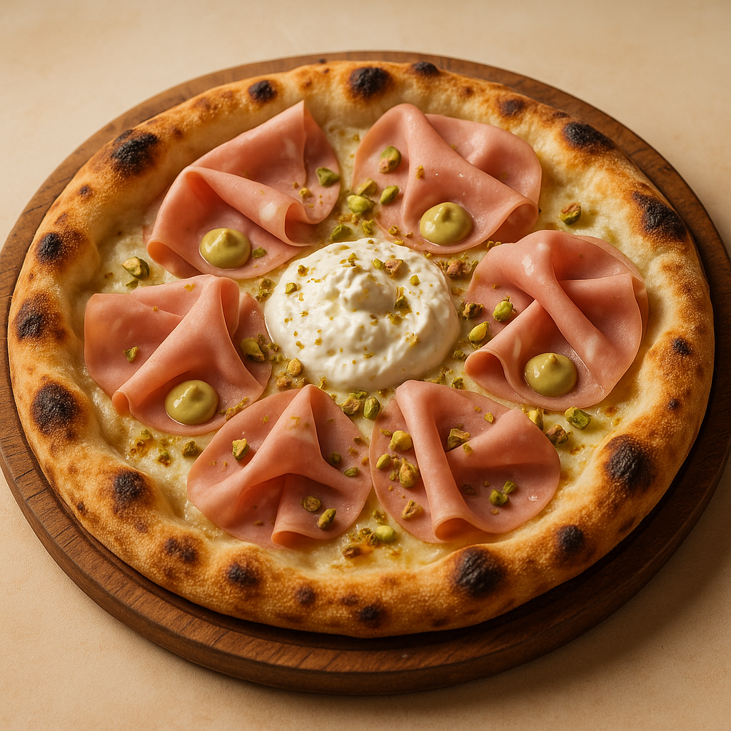 La Pala con mortadella e pistacchio